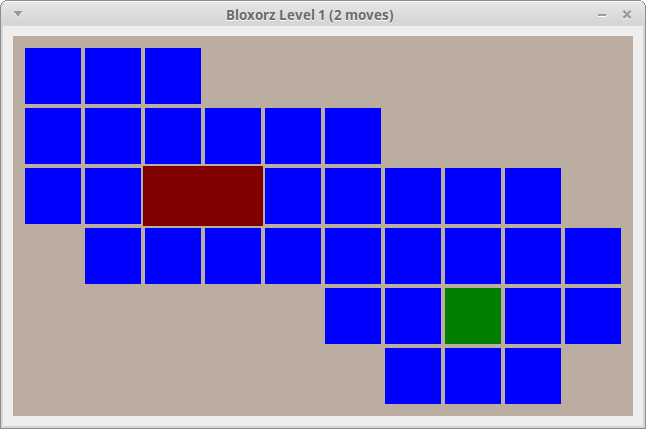 CS109 Programming Projects -- Bloxorz