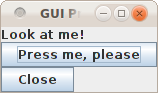 Screenshot of GuiProgramThree